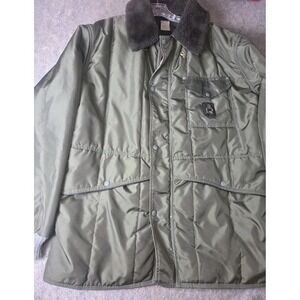 Refrigiwear Mens Green Insulated Jacket Coat Size XL Vintage USA